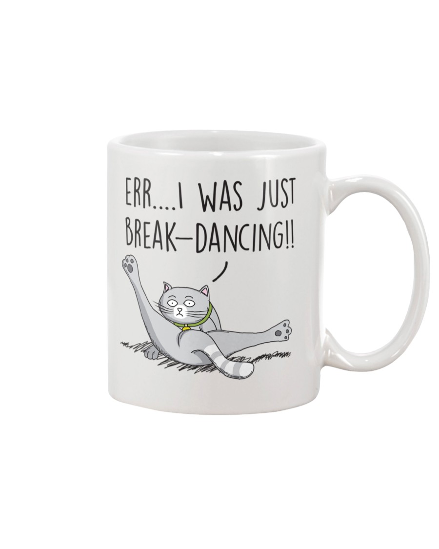 Cat - Just break dancing 1806D Mug