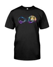 Dachshund Infinity Love Classic T-Shirt front