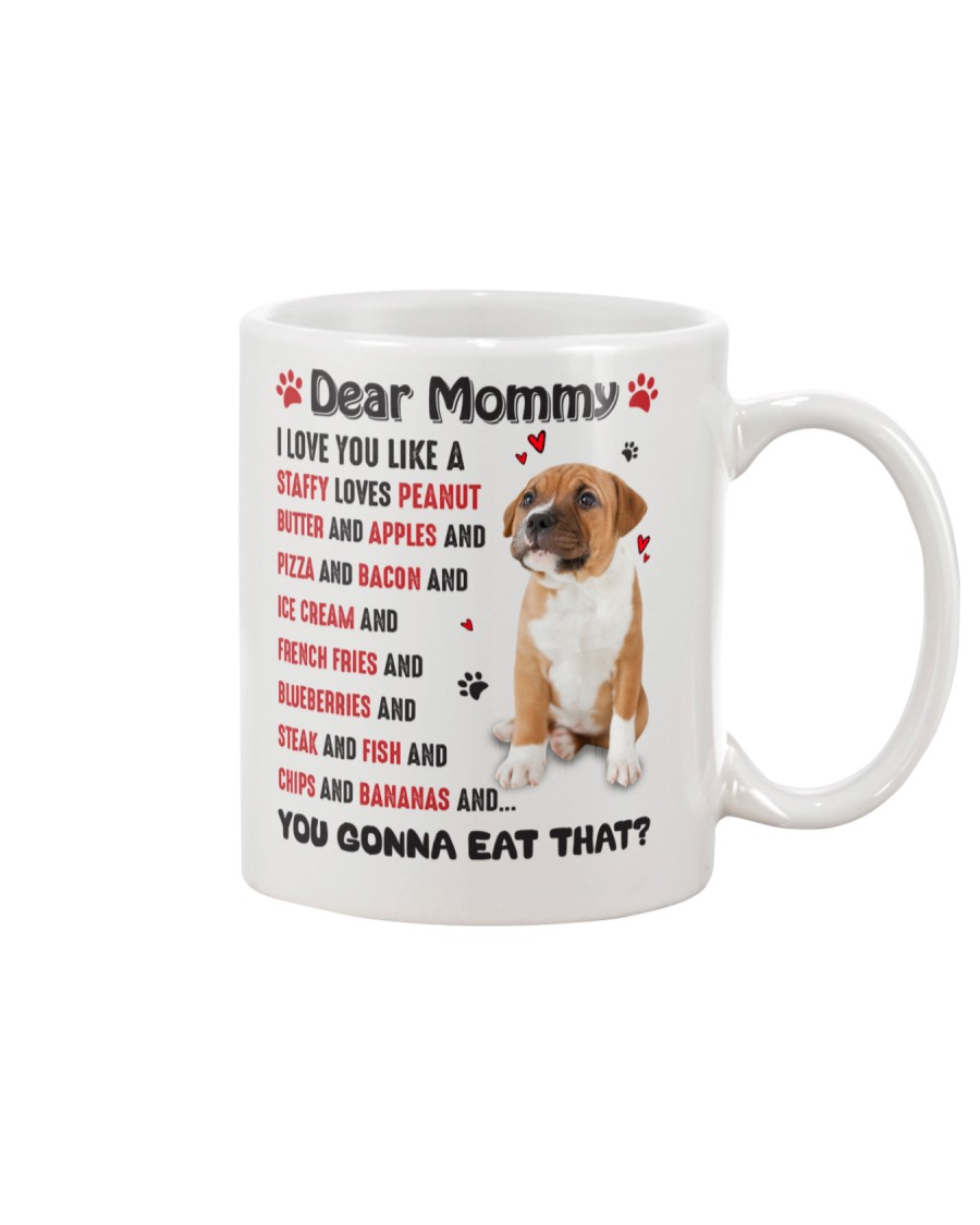 Staffy - Dear Mommy 1406D Mug