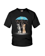 Cats Rain Youth T-Shirt thumbnail