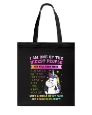 Unicorn Nicest 1806 Tote Bag thumbnail
