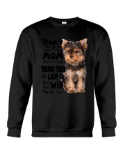 Yorkshire Terrier Crazy Lady 2006 Crewneck Sweatshirt thumbnail