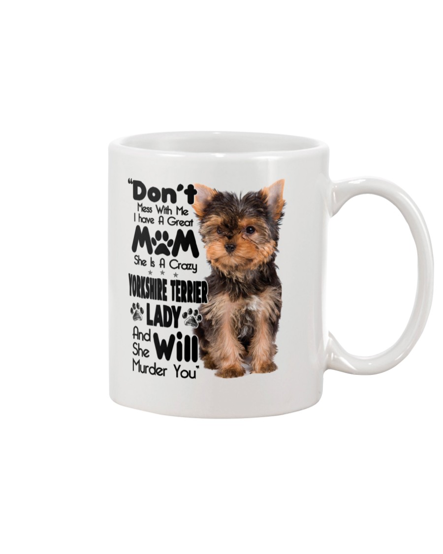 Yorkshire Terrier Crazy Lady 2006 Mug