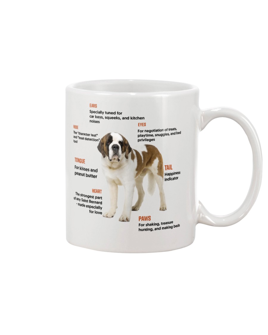 Saint Bernard - Body parts 1906L Mug