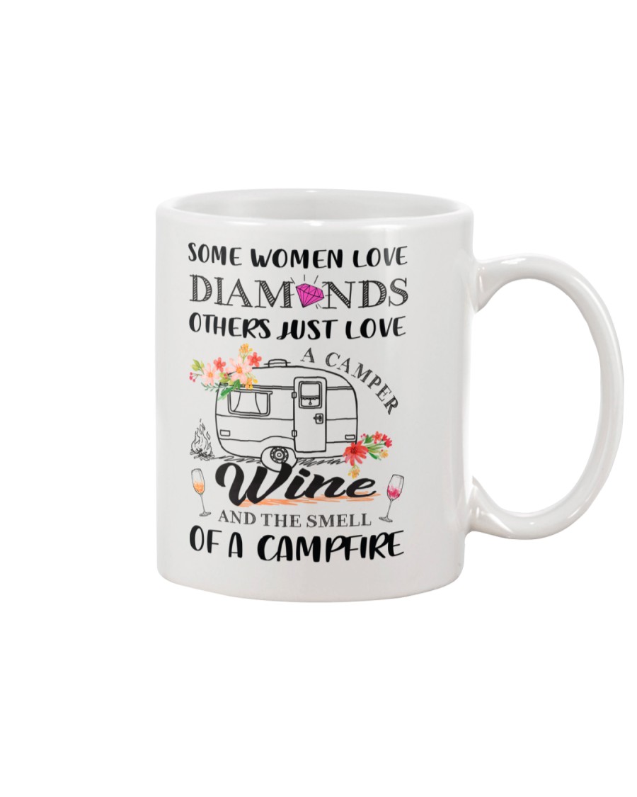 Camping Woman Diamond 1906 Mug