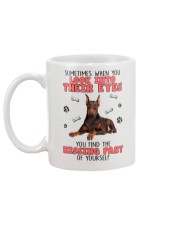 Doberman Pinscher Eyes 1406 Mug back