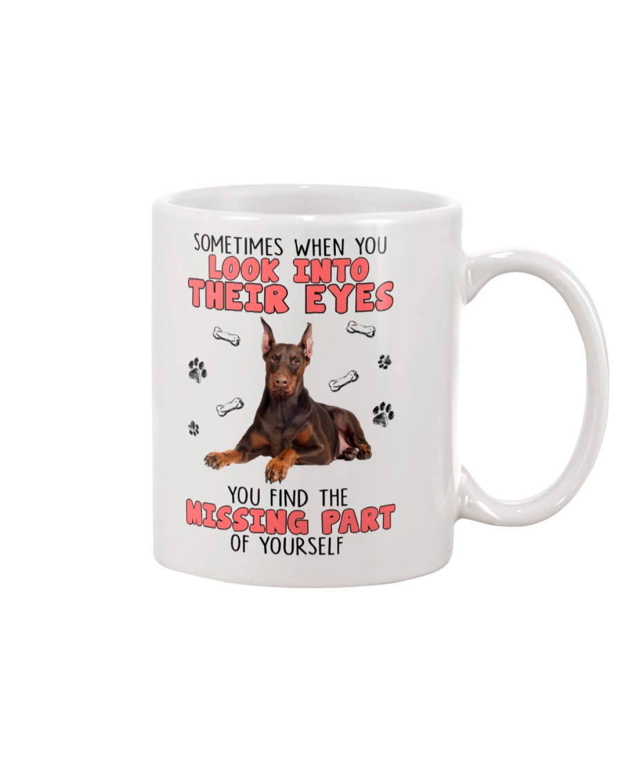 Doberman Pinscher Eyes 1406 Mug