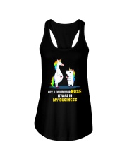 Unicorn nose 1411 Ladies Flowy Tank thumbnail