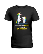 Unicorn nose 1411 Ladies T-Shirt thumbnail