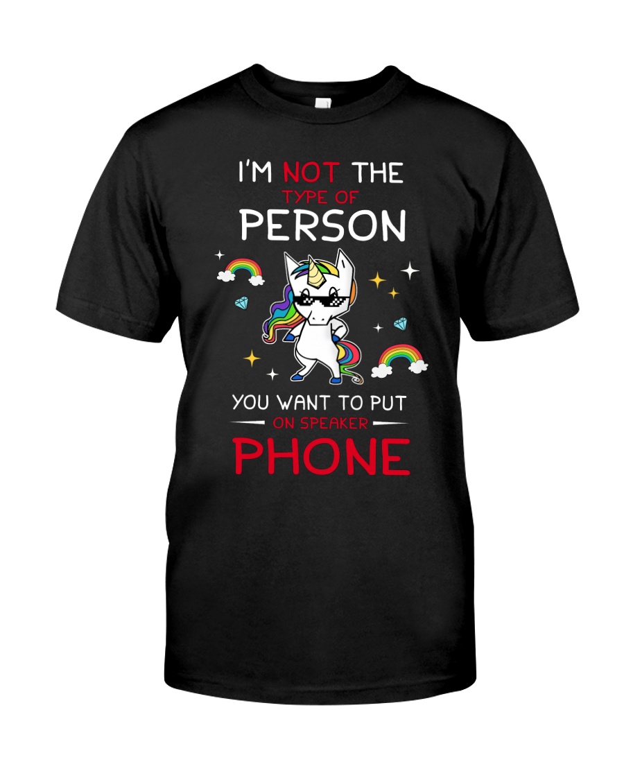 Unicorn Speaker Phone 1506 Classic T-Shirt