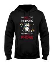 Unicorn Speaker Phone 1506 Hooded Sweatshirt thumbnail