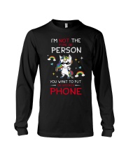 Unicorn Speaker Phone 1506 Long Sleeve Tee thumbnail