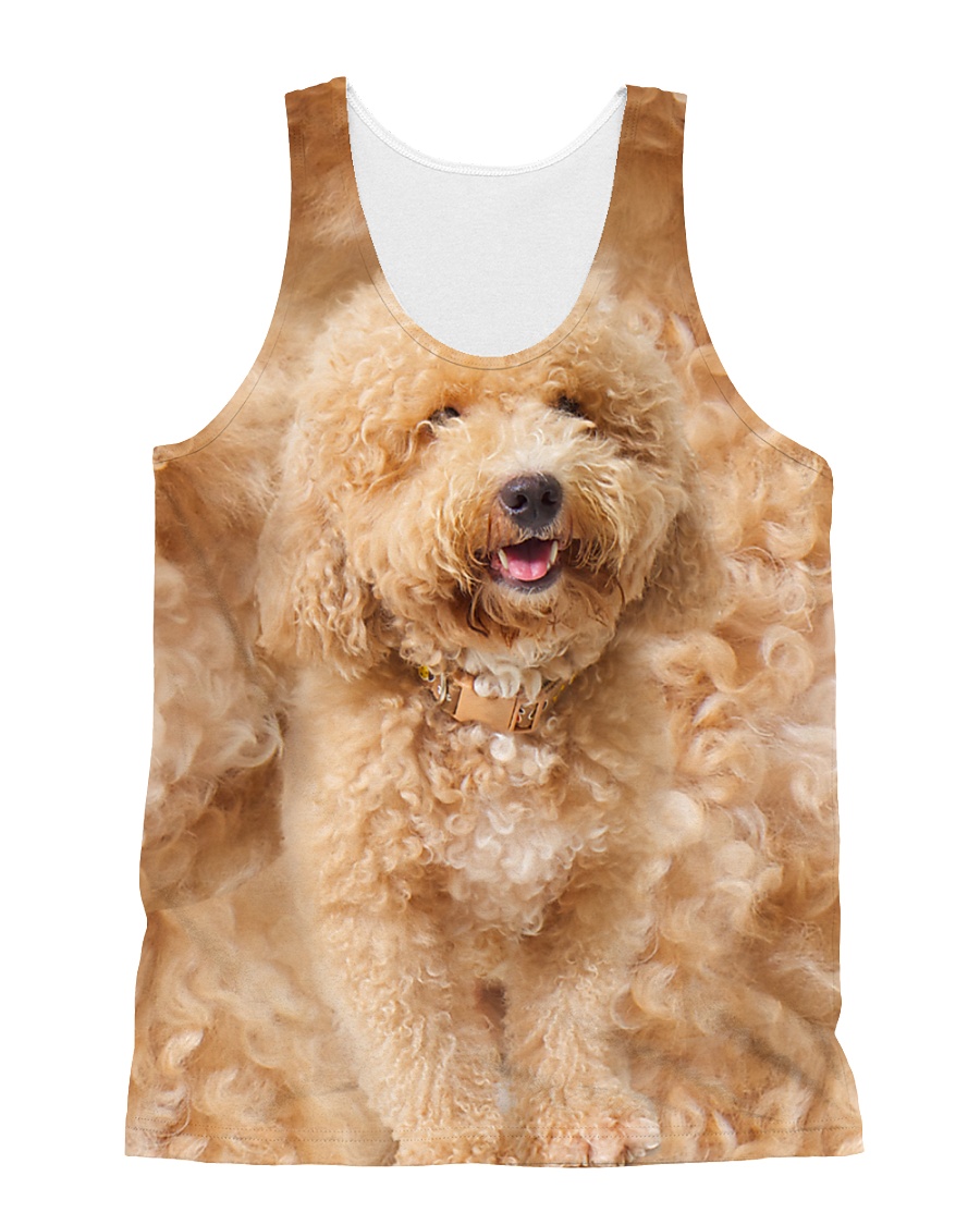Poodle Full Shirt All-over Unisex Tank