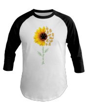 Unicorn and Sunflower Baseball Tee thumbnail