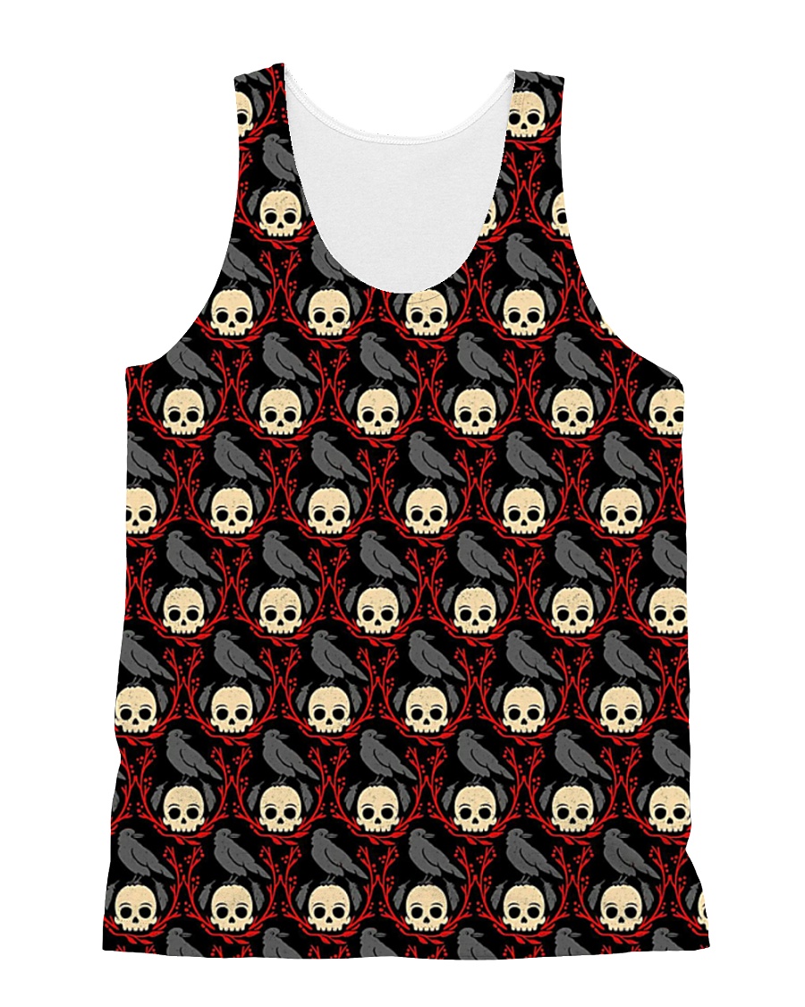 Skull raven 1506L All-over Unisex Tank