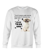 Shih Tzu With You Crewneck Sweatshirt thumbnail