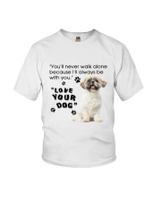 Shih Tzu With You Youth T-Shirt thumbnail