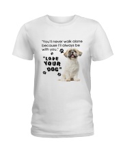 Shih Tzu With You Ladies T-Shirt thumbnail