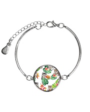 Siberian Husky Tropical 1406 Metallic Circle Bracelet thumbnail