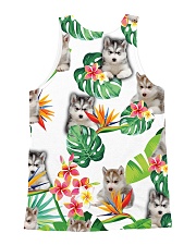 Siberian Husky Tropical 1406 All-over Unisex Tank back