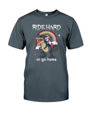 Unicorn Ride Hard Classic T-Shirt front