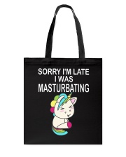 Unicorn Masturbating Tote Bag thumbnail
