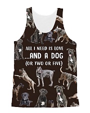 Cane Corso - All I need is love 1606P All-over Unisex Tank front