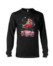 Cat Ride Flamingo Long Sleeve Tee thumbnail