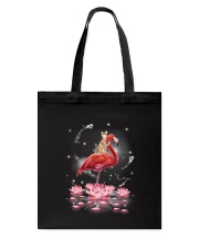 Cat Ride Flamingo Tote Bag thumbnail