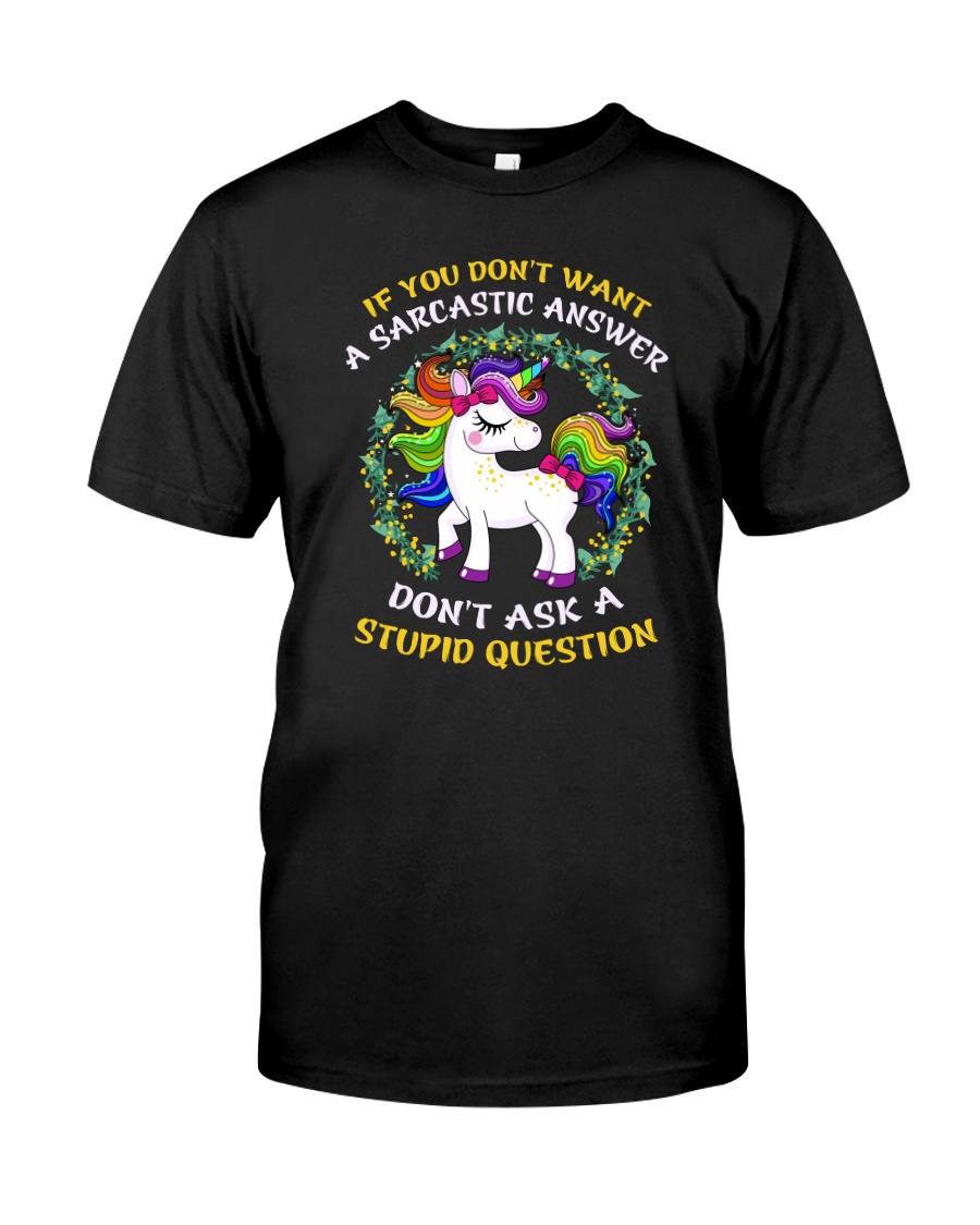 Unicorn stupid Classic T-Shirt