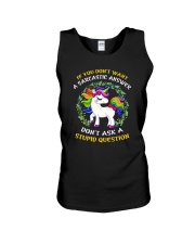 Unicorn stupid Unisex Tank thumbnail