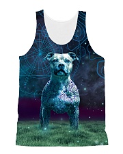 Staffy in the magic world 1806D All-over Unisex Tank front