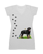 Rottweiler Pawprints All-over Dress thumbnail