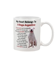 Dogo Argentino - My heart belongs to 1406L Mug front