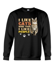 I Like Cats Crewneck Sweatshirt thumbnail