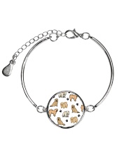 Chow Chow puppies 2405P Metallic Circle Bracelet thumbnail