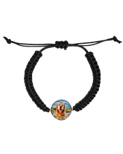 Golden Retriever Happy Cord Circle Bracelet thumbnail
