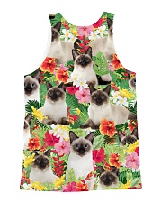 Cat Flower 1406 All-over Unisex Tank back