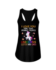 Unicorn Love You Ladies Flowy Tank thumbnail