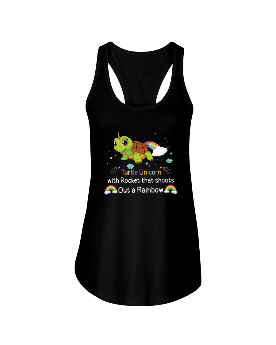 Turtle unicorn 1806P Ladies Flowy Tank