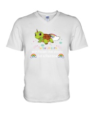 Turtle unicorn 1806P V-Neck T-Shirt thumbnail