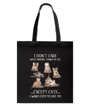 Cats To Like Me Tote Bag thumbnail