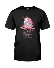 Unicorn To My Daughter 1810 Classic T-Shirt thumbnail