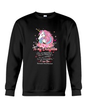 Unicorn To My Daughter 1810 Crewneck Sweatshirt thumbnail