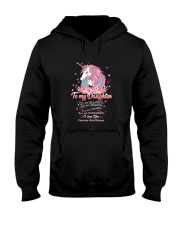 Unicorn To My Daughter 1810 Hooded Sweatshirt front