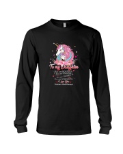 Unicorn To My Daughter 1810 Long Sleeve Tee thumbnail