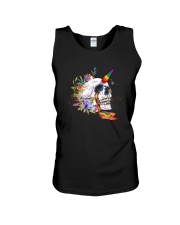 Skull Unicorn Unisex Tank thumbnail