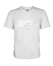 Mom in the park 2006P V-Neck T-Shirt thumbnail