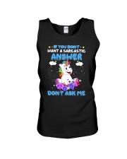 Apollo Unicorn Dont Ask Me Unisex Tank thumbnail