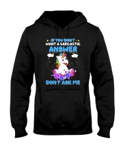 Apollo Unicorn Dont Ask Me Hooded Sweatshirt thumbnail